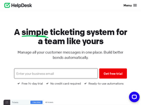 'helpdesk.com' screenshot
