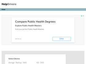 'helpdrivers.com' screenshot