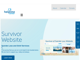 'helplinecenter.org' screenshot