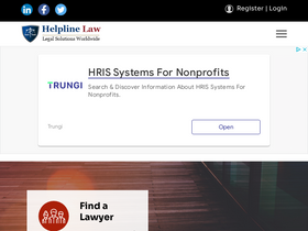 'helplinelaw.com' screenshot