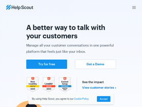 'helpscout.com' screenshot