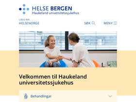 'helse-bergen.no' screenshot