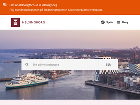 'helsingborg.se' screenshot