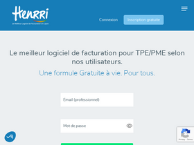 'henrri.com' screenshot
