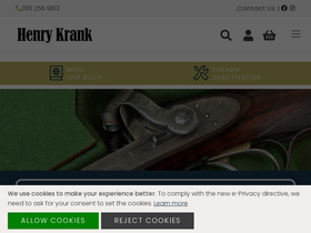 'henrykrank.com' screenshot