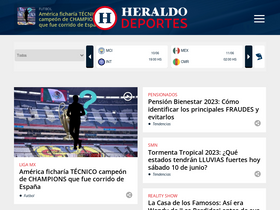 'heraldodeportes.com.mx' screenshot