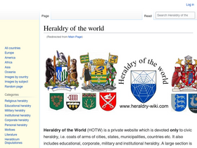 'heraldry-wiki.com' screenshot