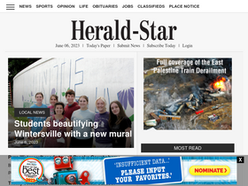 'heraldstaronline.com' screenshot