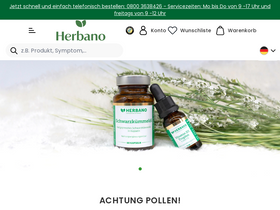 'herbano.com' screenshot