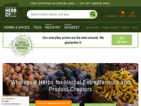 'herbco.com' screenshot