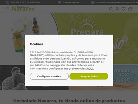 'herbolarionavarro.es' screenshot