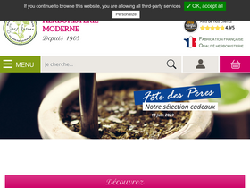 'herboristerie-moderne.fr' screenshot