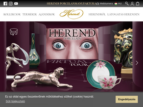 'herend.com' screenshot