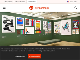 'hermanmiller.com' screenshot