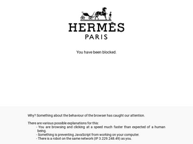 'hermes.com' screenshot