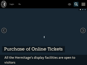 'hermitagemuseum.org' screenshot