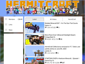 'hermitcraft.com' screenshot