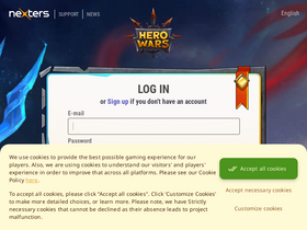 'hero-wars.com' screenshot