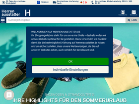 'herrenausstatter.de' screenshot