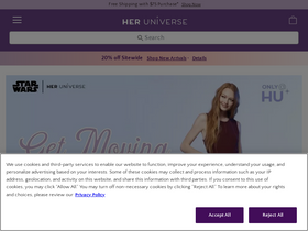 'heruniverse.com' screenshot