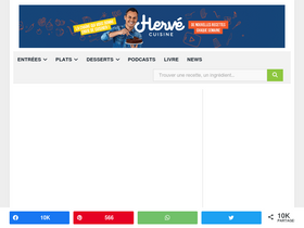 'hervecuisine.com' screenshot