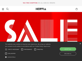 'hervia.com' screenshot