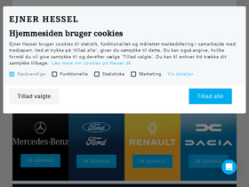 'hessel.dk' screenshot