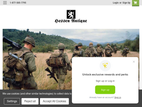 'hessenantique.com' screenshot