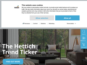 'hettich.com' screenshot