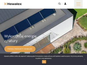'hewalex.pl' screenshot