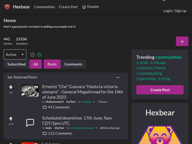 'hexbear.net' screenshot