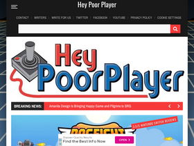 'heypoorplayer.com' screenshot