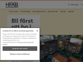 'hfab.se' screenshot
