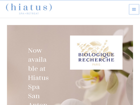 'hiatusspa.com' screenshot