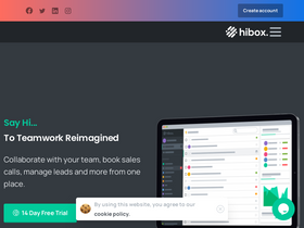 'hibox.co' screenshot