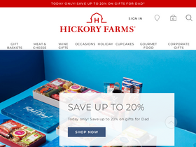 'hickoryfarms.com' screenshot