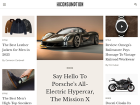 'hiconsumption.com' screenshot