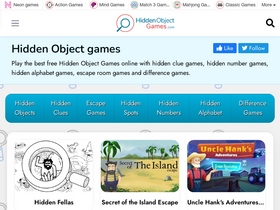 'hiddenobjectgames.com' screenshot