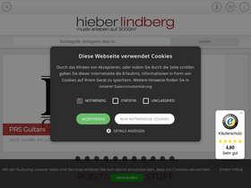 'hieber-lindberg.de' screenshot