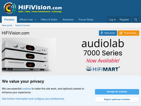 'hifivision.com' screenshot