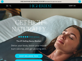 'higherdose.com' screenshot