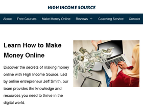 'highincomesource.com' screenshot