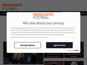 'highlightsfootball.net' screenshot
