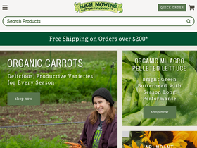 'highmowingseeds.com' screenshot