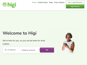 'higi.com' screenshot