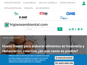 'higieneambiental.com' screenshot