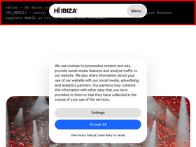 'hiibiza.com' screenshot