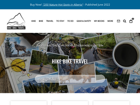 'hikebiketravel.com' screenshot