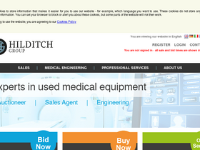 'hilditchgroup.com' screenshot