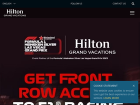 'hiltongrandvacations.com' screenshot